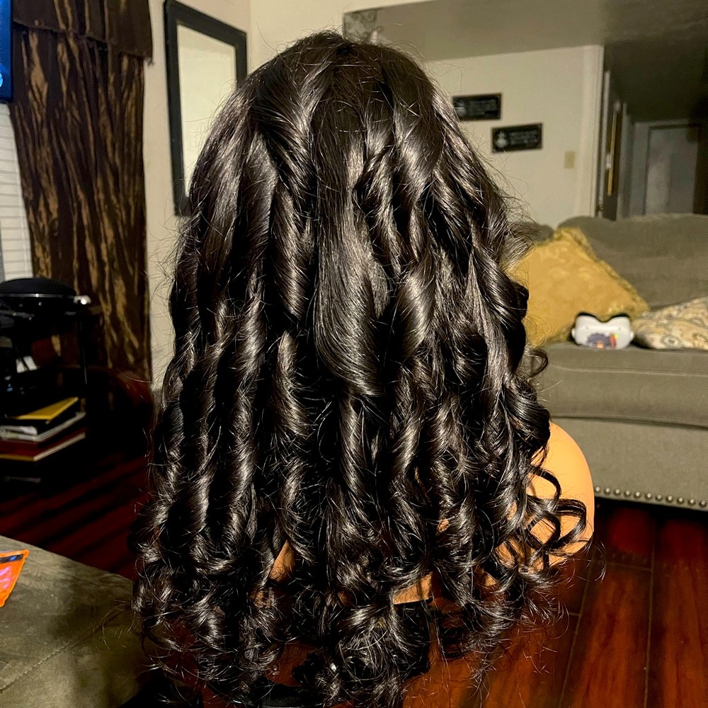 ⭐️⭐️human hair lace front wig⭐️⭐️